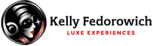 Kelly Fedorowich Luxe Experiences - Stacked Logo Transparent